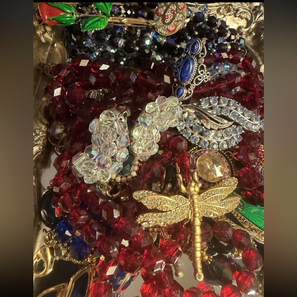 🌹 3 LB Curated Gold & Silver Jewelry Mystery Lot|  Bulk Resellers Treasure Hunt